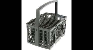 bestekkorf met 7 vakken en handvat voor vaatwasser