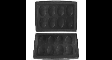 bakplaten voor 8 madeleines - vervangende bakplaten voor wafelijzers