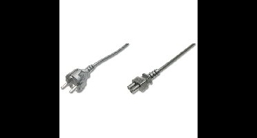 AK-440115-008-S electriciteitssnoer Zwart 0,75 m C5 stekker IEC C5