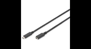 AK-300210-020-S USB-kabel USB 2.0 2 m USB C Zwart