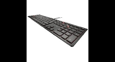KC 6000 Slim toetsenbord Universeel USB AZERTY Belgisch Zwart