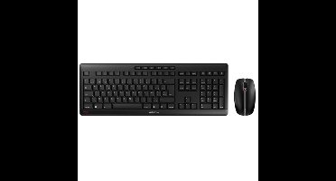 Stream Desktop toetsenbord Inclusief muis RF Draadloos Belgisch Zwart