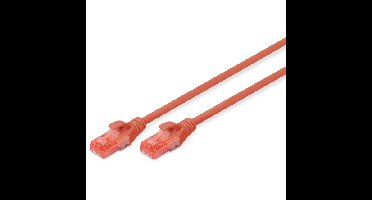 DK-1612-010/R netwerkkabel Rood 1 m Cat6 U/UTP (UTP)