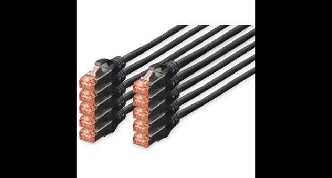 DK-1644-020-BL-10 netwerkkabel Zwart 2 m Cat6 S/FTP (S-STP)