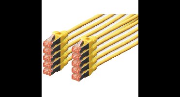 DK-1644-020-Y-10 netwerkkabel Geel 2 m Cat6 S/FTP (S-STP)