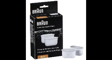 BRSC004 Waterfilter 6 stuks - Koolstof waterfilters voor koffiezetapparaten