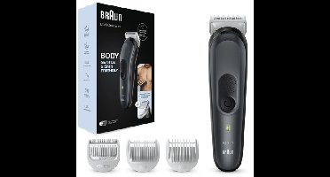 BodyGroomer 3 BG3340 Zwart, Grijs