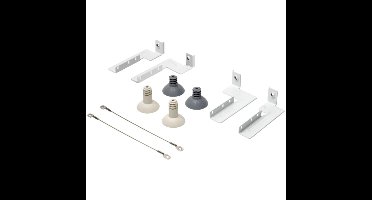 Opzetraam / Tussenstuk voor Wasmachine en Droger 52-67 cm Diepte