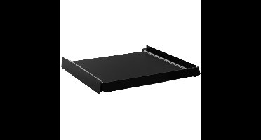 Universeel tussenkader met werkblad zwart - luxe wasmachine en droger tussenstuk