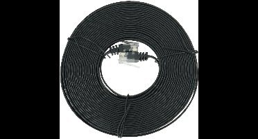 Platte CAT6 UTP Netwerkkabel 10 meter - Hoogwaardige Internetkabel voor Thuis en Kantoor