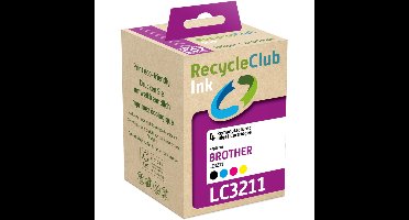 LC-3211 Multipack Inktcartridges - Zwart + Kleur (Cyaan, Magenta, Geel)
