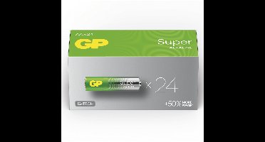Super Alkaline AA 1,5V Batterijen - Voordeelverpakking 24 Stuks