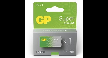 Super Alkaline 9V-Block 6LR61 batterij