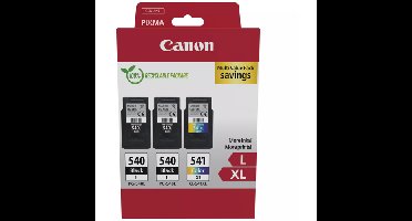 540L en CL-541XL Multipack inktcartridges hoog rendement - zwart en kleur