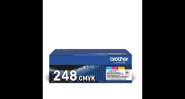 TN-248VAL Originele Toner Multipack Zwart, Cyaan, Magenta en Geel