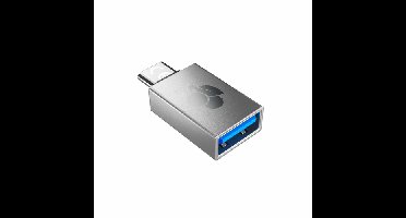 61710036 tussenstuk voor kabels USB-A USB-C Zilver