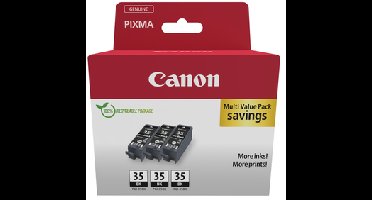 PGI-35 zwart inktcartridge 3-pack