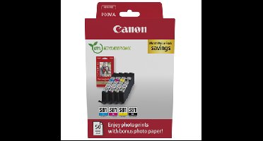 CLI-581 C/M/Y/BK Photo Value Pack - originele inktcartridges (set van 4)
