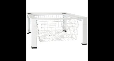 Wasmaschine sokkel met mand 62x55x30 cm - ergonomische verhoger voor wasmachine