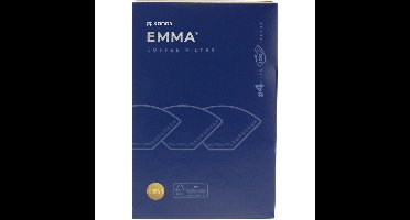 Koffiefilter maat 4 - 100 stuks - Bruine papieren koffiefilters