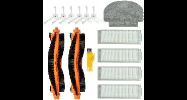 Vervangingsset compatibel met Xiaomi robotstofzuiger - doeken, borstels en HEPA-filters