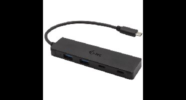 Metal USB-C HUB 2x USB 3.0 + 2x USB-C