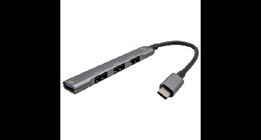 Metal USB-C HUB 1x USB 3.0 + 3x USB 2.0