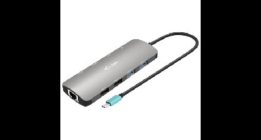 USB-C Metal Nano 2x Display Docking Station + Power Delivery 100 W