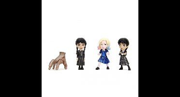 Wednesday Nano Metalfigs Diecast Mini Figures 4-Pack Wave 1 - 4 cm Collectors Set
