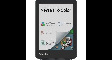 Verse Pro Color e-book reader Touchscreen 16 GB Wifi Zwart, Blauw