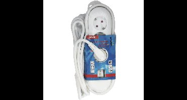 3-voudige stekkerdoos met randaarde en schakelaar 5,0 m 3x1,5 mm²