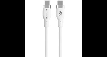 HyperJuice USB-kabel USB 2.0 1,5 m USB C Wit