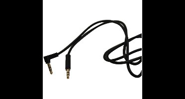 3,5 mm stereo jack kabel man-man haaks 1,0 meter