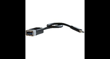 USB-C (male) naar USB-A (female) adapterkabel 0,15 meter