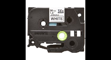 TZe-261 gelamineerde tape 36 mm zwart op wit - 20-pack voor P-touch labelprinters