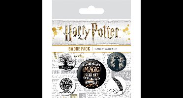 Pin-Back Buttons 5-Pack Symbols - Officiële Hogwarts Symbolen Buttons