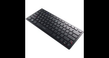 KW 9200 MINI toetsenbord Universeel USB + RF Wireless + Bluetooth QWERTY Engels Zwart