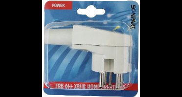 Haakse Perilex stekker 16A 3-polig wit