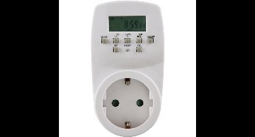 Digitale weekschakelklok compact met random- en countdownfunctie