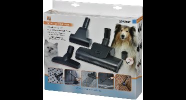 Hond- en Kattenborstel Set voor Stofzuiger - 32 en 35 mm Aansluiting