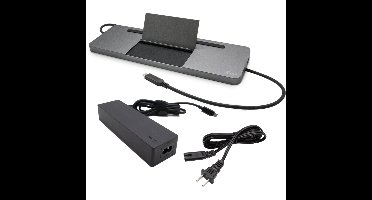 Metal SB-C Ergonomic 4K 3x Display Docking Station with Power Delivery 85 W + Universal Charger 100 W