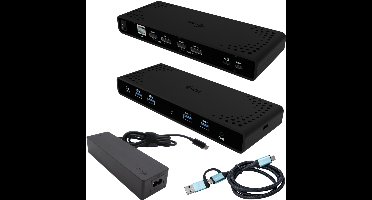 Universal Dual 4K Display Docking Station + Power Delivery 85W
