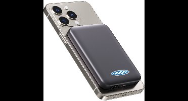 OSPB-WRMINI powerbank Lithium-Polymeer (LiPo) 10000 mAh Draadloos opladen Zwart