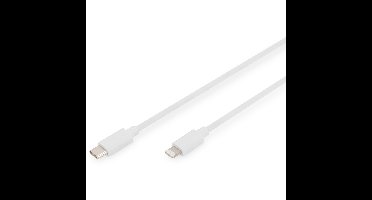 DB-600109-010-W Lightning-kabel 1 m Wit