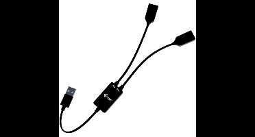 USB-A Cable HUB 2 port (2x USB-A)