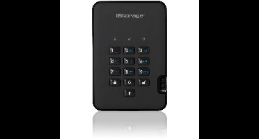diskAshur 2 externe harde schijf 2 TB 5400 RPM USB Type-A 3.2 Gen 1 (3.1 Gen 1) Zwart
