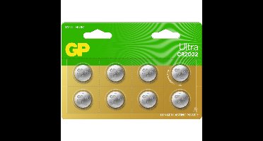 CR2032 knoopcel lithium batterijen - 8 stuks