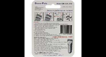 Series 3 scheerhoofd combipack 32B - zwart