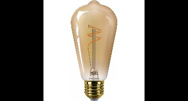 LED Filament ST64 Goud Dimbaar 2,5W E27 - Sfeerlamp Warm Wit