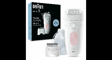 Silk-épil 5 5-030 28 pincetten Roze, Wit